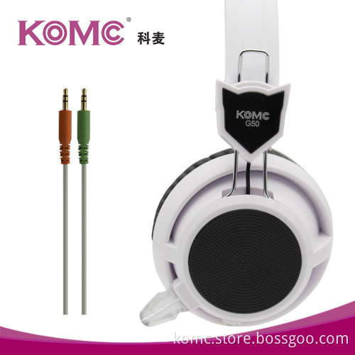 High Quality Portable 3.5mm Fashionable Factory Headphones for Computer